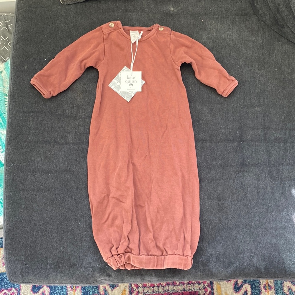 Kate Quinn NWT Sleep Gown Pajamas Cocoa Brown
